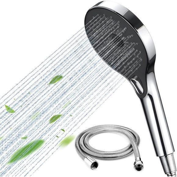 POWERFUL Spray High Pressure Showerhead 5" Handheld Shower Head - Picture 1 of 4